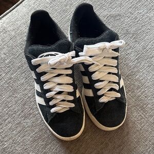 adidas Black and White Athletic Shoes